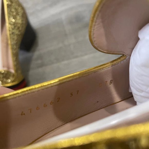 Gucci glitter peyton loafer pump - Picture 8 of 9